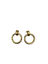 Immy Gold Drop Circle Earrings