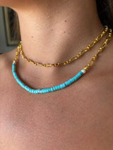 Lulu Turquoise Chain Necklace