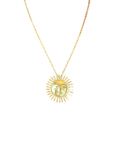 Saskia Gold Sunnie Pendant (with chain)