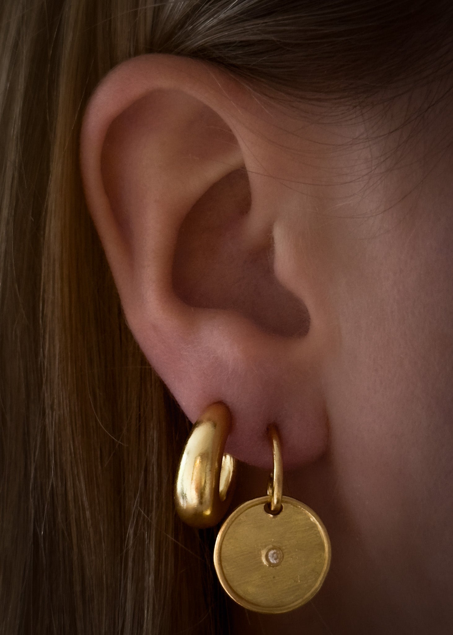 Mini Chubby Hoop Earrings