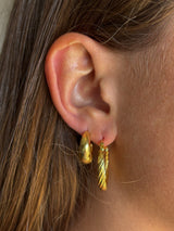 Lucy Twist Hoop Earrings