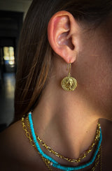 Libby Coin Drop Earrings