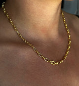 Daisy Gold Chain Necklace